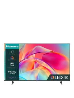Hisense 65E7KQTUK, 65-inch, QLED, 4K Ultra HD, Smart TV