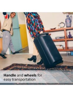 Sony SRS-XV800 Wireless Party Speaker With Powerful 360° Sound And MEGA BASS - 25 Hours Battery Life, Portable, Lighting, Karaoke - Black -Digital Station VL6QB SQ5 0000000004 BLACK SLd1