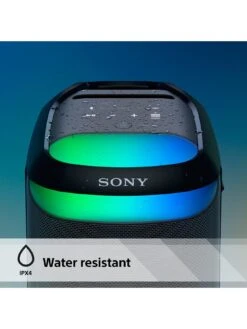 Sony SRS-XV800 Wireless Party Speaker With Powerful 360° Sound And MEGA BASS - 25 Hours Battery Life, Portable, Lighting, Karaoke - Black -Digital Station VL6QB SQ7 0000000004 BLACK SLd3