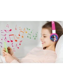 Barbie 2 In 1 Bluetooth And Wired Comfort Foldable Headphones With Kids Safe Volume -Digital Station VLIK8 SQ7 0000000099 N A SLd4