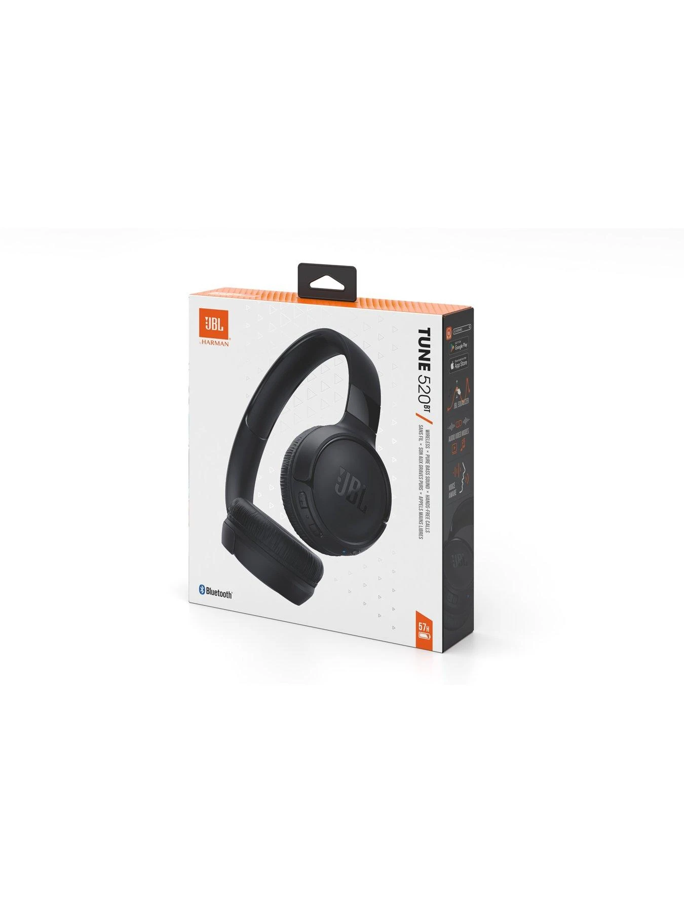 JBL Tune520BT - Wireless On Ear Headphones - Pure Bass Sound / 57hours Battery / Comfort Fit /App Supported- Black 5 JBL Tune520BT - Wireless On Ear Headphones - Pure Bass Sound / 57hours Battery / Comfort Fit /App Supported- Black - Image 5