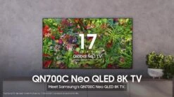 Samsung QE55QN700C, 55 Inch, Neo QLED, 8K HDR, Smart TV With Dolby Atmos -Digital Station VM3QG SQ8 0000000004 BLACK DVvL