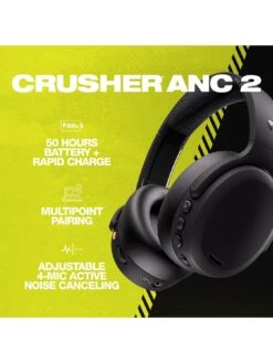 Skullcandy Crusher ANC 2 Wireless Over-ear Headphones -Digital Station VM5SO SQ5 0000000004 BLACK SLd1