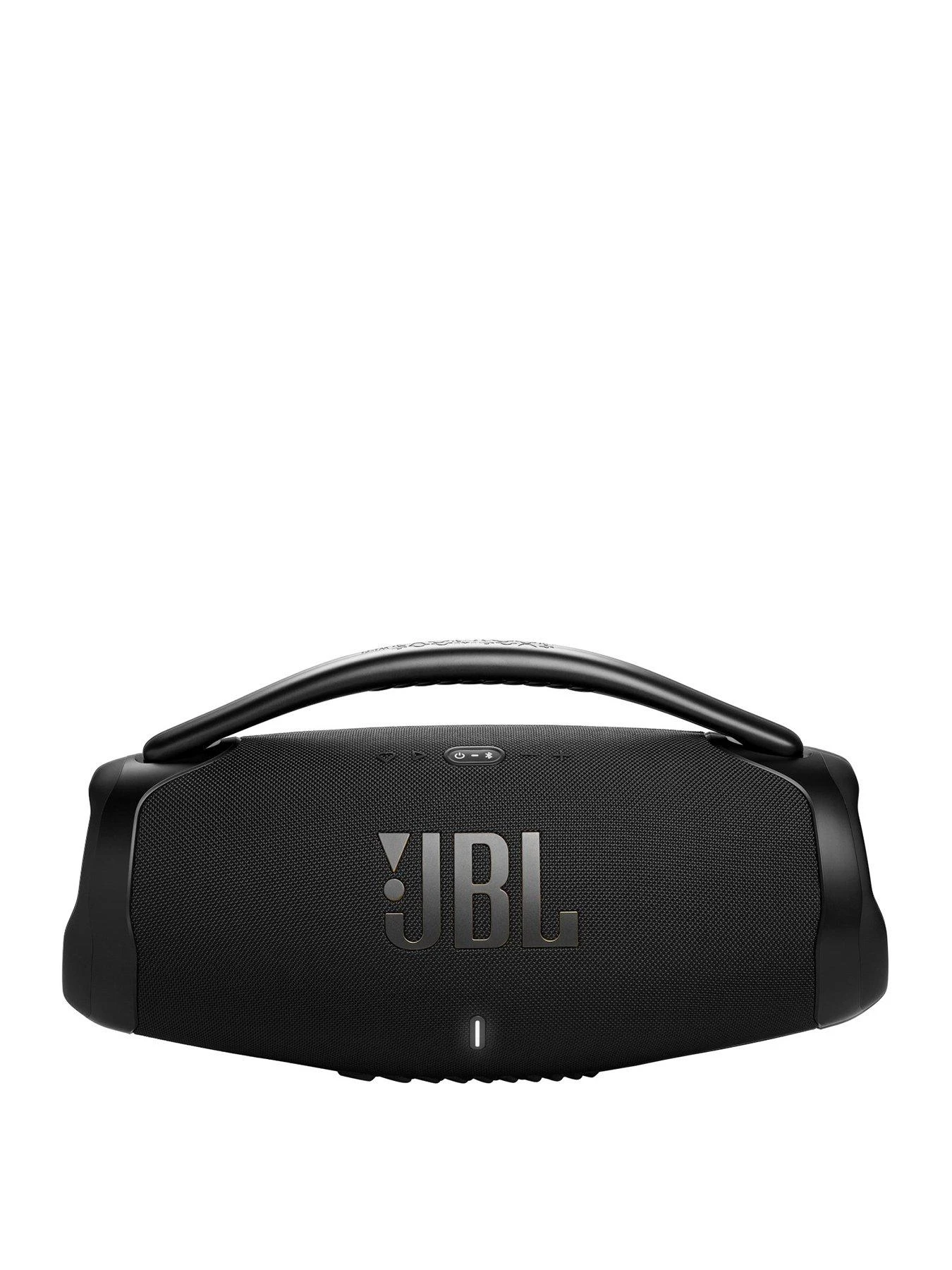 JBL Boombox3 WiFi, Portable Speaker With Wi-Fi And Bluetooth, IP67, USB Charge Out And Dolby Atmos Sound. UK Plug Only 1 JBL Boombox3 WiFi, Portable Speaker With Wi-Fi And Bluetooth, IP67, USB Charge Out And Dolby Atmos Sound. UK Plug Only