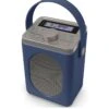 Majority Little Shelford Portable DAB/DAB+ And FM Radio With Bluetooth, Alarm & Sleep Timer - Blue & Grey