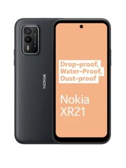 Nokia XR21 6GB RAM, 128GB Storage, Dual SIM - Black