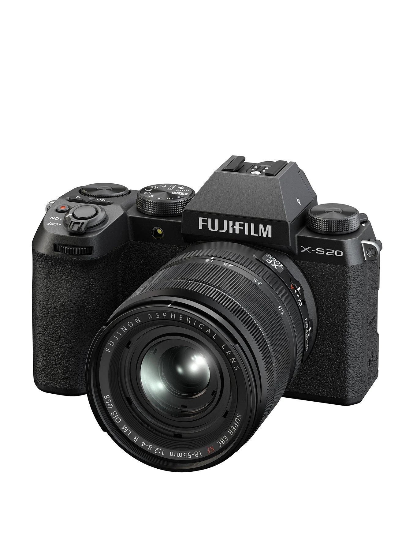 Fujifilm X-S20 Mirrorless Digital Camera Kit Inc XF18-55mm Lens, System Bag And 64GB SD Card - Black 3 Fujifilm X-S20 Mirrorless Digital Camera Kit Inc XF18-55mm Lens, System Bag And 64GB SD Card - Black - Image 3