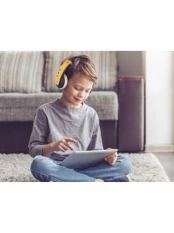 JVC Tinyphones Bluetooth Headphones Yellow -Digital Station VN0ML SQ6 0000000076 YELLOW SLd2