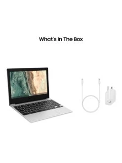 Samsung Galaxy Chromebook Go - 14in QHD, Intel Celeron, 8GB RAM, 64GB Storage - Silver -Digital Station VN54T SQ7 0000000035 SILVER SLd3