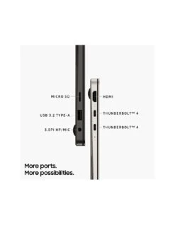 Samsung Galaxy Book3 Pro 14" Laptop - 14in 3K AMOLED, Intel 13th Gen Evo I7, 8GB RAM, 256GB SSD - Graphite -Digital Station VN55U SQ3 0000000035 SILVER SLa