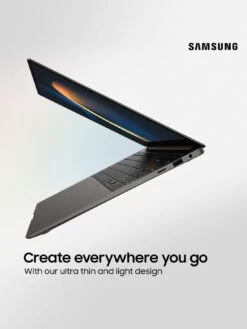 Samsung Galaxy Book3 Pro 14" Laptop - 14in 3K AMOLED, Intel 13th Gen Evo I7, 8GB RAM, 256GB SSD - Graphite -Digital Station VN55U SQ6 0000000035 SILVER SLd2