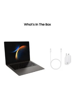 Samsung Galaxy Book3 Pro 14" Laptop - 14in 3K AMOLED, Intel 13th Gen Evo I7, 8GB RAM, 256GB SSD - Graphite -Digital Station VN55U SQ7 0000000035 SILVER SLd3