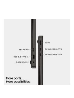 Samsung Galaxy Book3 360 Convertible Laptop - 15.6in AMOLED, 13th Gen Intel Core I5, 8GB RAM, 256GB SSD, S Pen Included - Graphite -Digital Station VN55W SQ3 0000000035 SILVER SLa