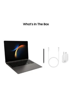 Samsung Galaxy Book3 360 Convertible Laptop - 15.6in AMOLED, 13th Gen Intel Core I5, 8GB RAM, 256GB SSD, S Pen Included - Graphite -Digital Station VN55W SQ7 0000000035 SILVER SLd3