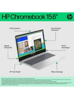 HP Chromebook Plus 15a-nb0003na, Intel Core I -Digital Station VN6YT SQ4 0000000035 SILVER SLd