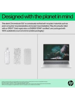 HP Chromebook Plus 15a-nb0003na, Intel Core I -Digital Station VN6YT SQ6 0000000035 SILVER SLd2