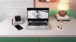 HP Chromebook X360 14a-ca0010na, Intel Pentium Silver, 4GB RAM 128GB SSD, 14in Laptop - Silver -Digital Station VN6YW SQ8 0000000035 SILVER DVvL