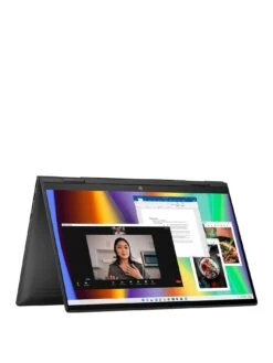 HP ENVY X360 15-fh0001na Laptop - 15.6in FHD Touchscreen, AMD Ryzen 5, 8GB RAM, 512GB SSD, With Optional Microsoft 365 Family (12 Months) - Black