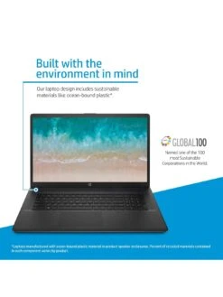 HP 17-cn0104na Laptop - 17.3in FHD, Intel Pentium Silver, 4GB RAM, 128GB SSD, With Microsoft 365 Personal Included - Black -Digital Station VN70U SQ5 0000000004 BLACK SLd1