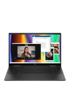 HP ENVY X360 15-fh0000na  - 15.6in FHD Touchscreen, AMD Ryzen 7, 16GB RAM, 512GB SSD - Black -Digital Station VN70Z SQ3 0000000004 BLACK SLa