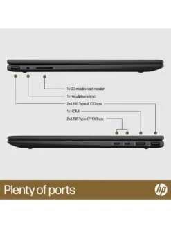 HP ENVY X360 15-fh0000na  - 15.6in FHD Touchscreen, AMD Ryzen 7, 16GB RAM, 512GB SSD - Black -Digital Station VN70Z SQ7 0000000004 BLACK SLd3