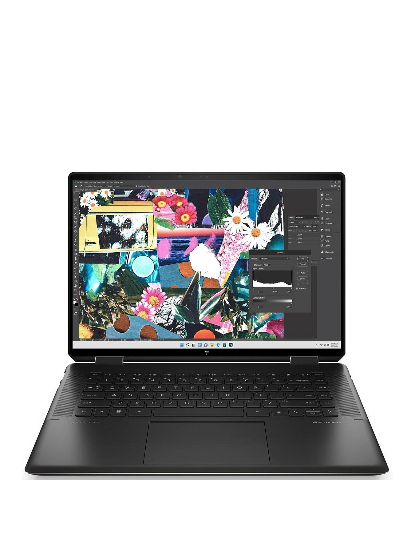HP Spectre X360 16-f2018na Laptop - 16in 3K+ Touchscreen, Intel Core I7, 16GB RAM, 1TB SSD - Black 3 HP Spectre X360 16-f2018na Laptop - 16in 3K+ Touchscreen, Intel Core I7, 16GB RAM, 1TB SSD - Black - Image 3