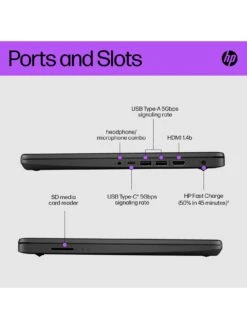 HP 14s-dq0034na, Intel Celeron, 4GB RAM 128GB SSD, 14in Laptop - Black With Optional Norton 360 (1 Year) -Digital Station VN71H SQ5 0000000004 BLACK SLd1