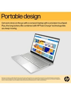 HP Pavilion 15-eh1028na, AMD Ryzen 7, 16GB RAM 512GB SSD, 15in Laptop - Silver -Digital Station VN71T SQ5 0000000035 SILVER SLd1