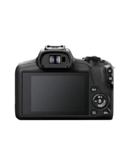 Canon® Canon EOS R100 APS-C Mirrorless Camera Kit Inc RF-S 18-45mm Lens, 128GB SD Card, Neck Strap And Case - Black -Digital Station VNEN8 SQ4 0000000004 BLACK SLd