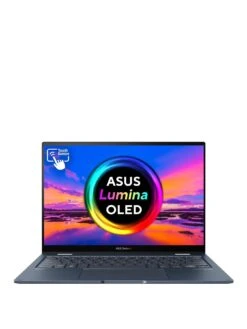 Asus Zenbook Flip 14 OLED Laptop - 14in 2.8K Touchscreen, Intel Core I5, 16GB RAM, 512GB SSD, UP3404VA-KN139W - Blue