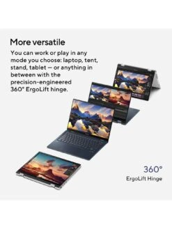 Asus Zenbook Flip 14 OLED Laptop - 14in 2.8K Touchscreen, Intel Core I5, 16GB RAM, 512GB SSD, UP3404VA-KN139W - Blue -Digital Station VNNZP SQ6 0000000020 BLUE SLd2