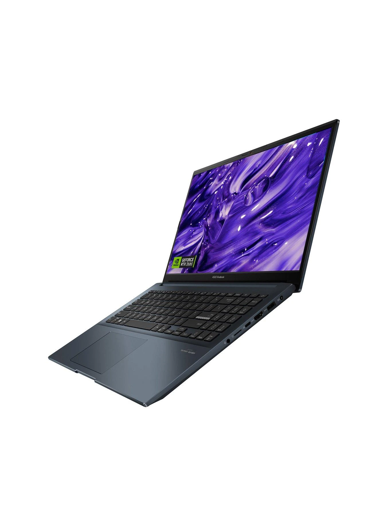 Asus Vivobook Pro 15 Laptop - 15.6in FHD, AMD Ryzen 9, GeForce RTX 4060, 16GB RAM, 512GB SSD, M6500XV-LP036W - Blue 4 Asus Vivobook Pro 15 Laptop - 15.6in FHD, AMD Ryzen 9, GeForce RTX 4060, 16GB RAM, 512GB SSD, M6500XV-LP036W - Blue - Image 4