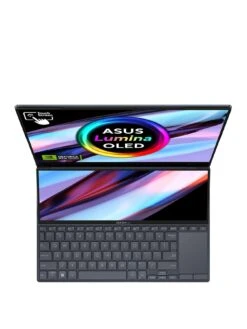 Asus Zenbook Pro 14 Duo OLED UX8402VU-P1026W Laptop - 14.5in 2.8K, GeForce RTX 4050, Intel Core I7, 16GB RAM, 1TB SSD, With Optional Microsoft 365 Family (1 Year) - Black -Digital Station VNO0A SQ3 0000000004 BLACK SLa