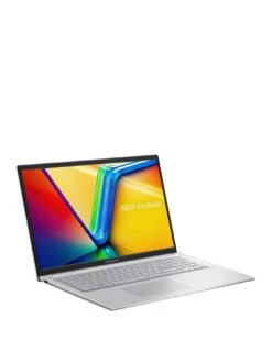 Asus Vivobook 17 X1704ZA-AU037W Laptop - 17.3in FHD, Intel Pentium, 8GB RAM, 256GB SSD, with Optional Microsoft 365 Family (1 Year) - Silver -Digital Station VNO0S SQ2 0000000035 SILVER SLb