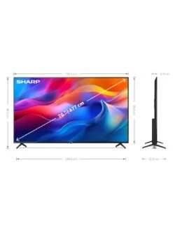 Sharp 70 Inch, 4K Ultra HD, Android TV -Digital Station VNPW8 SQ5 0000000004 BLACK SLd1