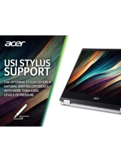 Acer Chromebook Spin 314, Intel Celeron, 4GB RAM 128GB SSD, 14in HD Touchscreen Laptop - Silver 13 Acer Chromebook Spin 314, Intel Celeron, 4GB RAM 128GB SSD, 14in HD Touchscreen Laptop - Silver -Digital Station VNT2X SQ6 0000000035 SILVER SLd2