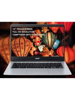 Acer Chromebook 314 Touch - 14in FHD, Intel Pentium Silver, 8GB RAM, 128GB SSD - Silver -Digital Station VNT31 SQ5 0000000035 SILVER SLd1