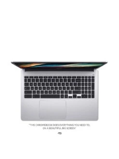 Acer Chromebook 315 Touch Laptop - 15.6in FHD, Intel Pentium Silver, 4GB RAM, 128GB SSD - Silver -Digital Station VNT32 SQ3 0000000035 SILVER SLa