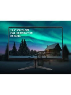 Acer Aspire C22-1600 All-in-One PC, Intel Pentium N6005, 8GB RAM 256GB SSD, 21.5 Inch Full HD -Digital Station VNT3L SQ4 0000000004 BLACK SLd