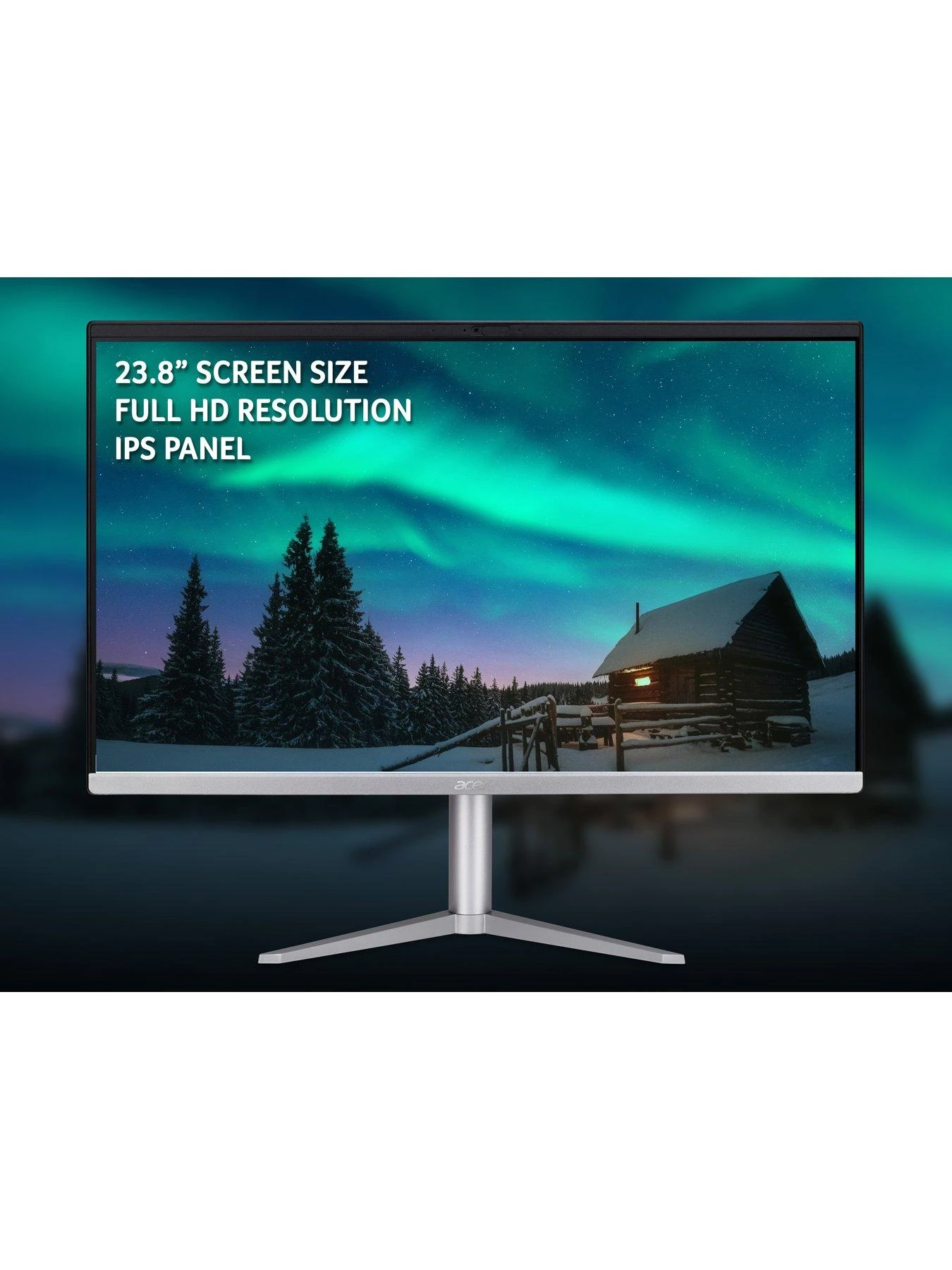 Acer Aspire C24-1300 All-in-One Desktop PC - 23.8in FHD, AMD Ryzen 5 7520U, 8GB RAM, 512GB SSD 4 Acer Aspire C24-1300 All-in-One Desktop PC - 23.8in FHD, AMD Ryzen 5 7520U, 8GB RAM, 512GB SSD - Image 4