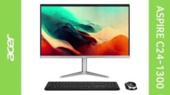 Acer Aspire C24-1300 All-in-One Desktop PC - 23.8in FHD, AMD Ryzen 5 7520U, 8GB RAM, 512GB SSD 15 Acer Aspire C24-1300 All-in-One Desktop PC - 23.8in FHD, AMD Ryzen 5 7520U, 8GB RAM, 512GB SSD -Digital Station VNT3N SQ8 0000000004 BLACK DVvL