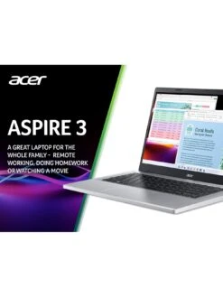 Acer Aspire 3 Laptop - 14in FHD, AMD Ryzen 5, 16GB RAM, 512GB SSD, with Optional Microsoft 365 Family (1 Year) -Digital Station VNT40 SQ4 0000000035 SILVER SLd