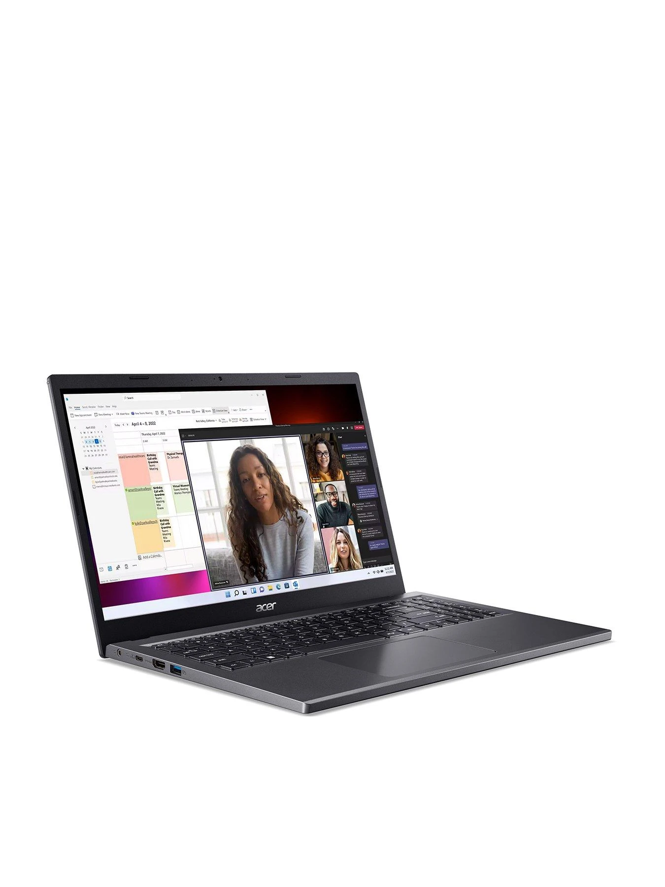 Acer Aspire 5 Laptop - 15.6in HD, AMD Ryzen 5, 16GB RAM, 512GB SSD, with Optional Microsoft 365 Family (1 Year) 2 Acer Aspire 5 Laptop - 15.6in HD, AMD Ryzen 5, 16GB RAM, 512GB SSD, with Optional Microsoft 365 Family (1 Year) - Image 2