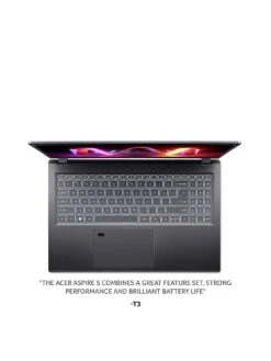 Acer Aspire 5 Laptop - 15.6in HD, AMD Ryzen 5, 16GB RAM, 512GB SSD, with Optional Microsoft 365 Family (1 Year) 10 Acer Aspire 5 Laptop - 15.6in HD, AMD Ryzen 5, 16GB RAM, 512GB SSD, with Optional Microsoft 365 Family (1 Year) -Digital Station VNT42 SQ3 0000000130 IRON SLa