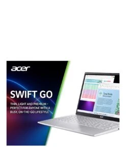 Acer Swift Go 14 Laptop - 14in FHD, AMD Ryzen 5, 8GB RAM, 512GB SSD -Digital Station VNT4E SQ3 0000000035 SILVER SLa