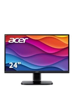 Acer KA242YHbi 24-inch Monitor - VA Panel, FHD, 4ms, 100Hz, FreeSync, HDMI, VGA
