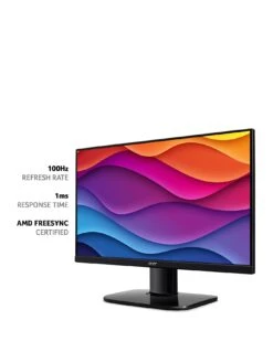 Acer KA222QE3bi 22-inch Monitor - IPS Panel, FHD, 4ms, 100Hz, FreeSync, HDMI, VGA -Digital Station VNT4W SQ3 0000000004 BLACK SLa