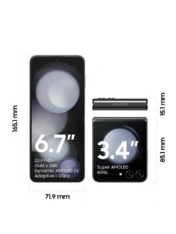 Samsung Galaxy Z Flip 5 - 512GB, Graphite -Digital Station VO2TL SQ3 0000000527 GRAPHITE SLa