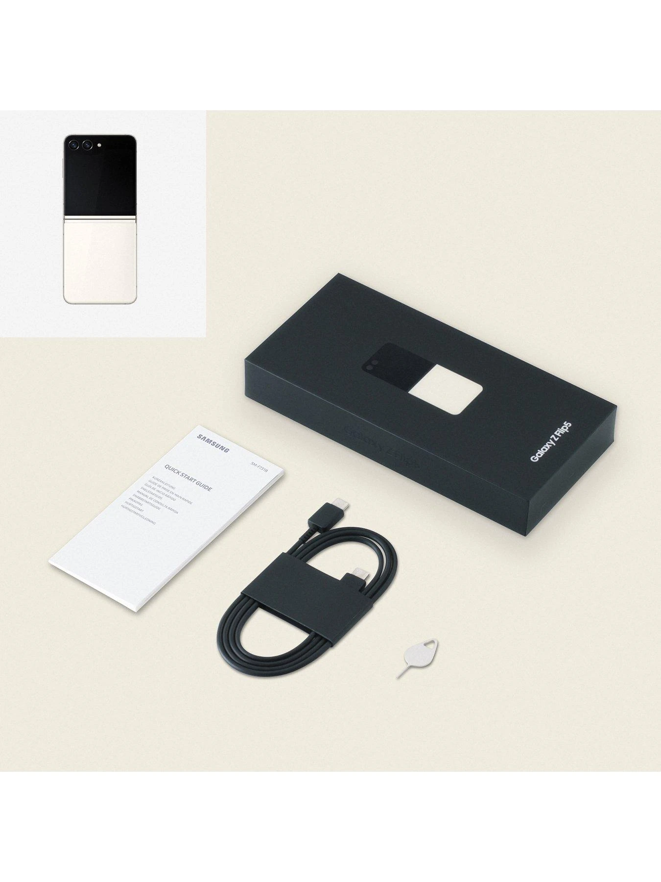 Samsung Galaxy Z Flip 5 - 256GB, Cream 7 Samsung Galaxy Z Flip 5 - 256GB, Cream - Image 7