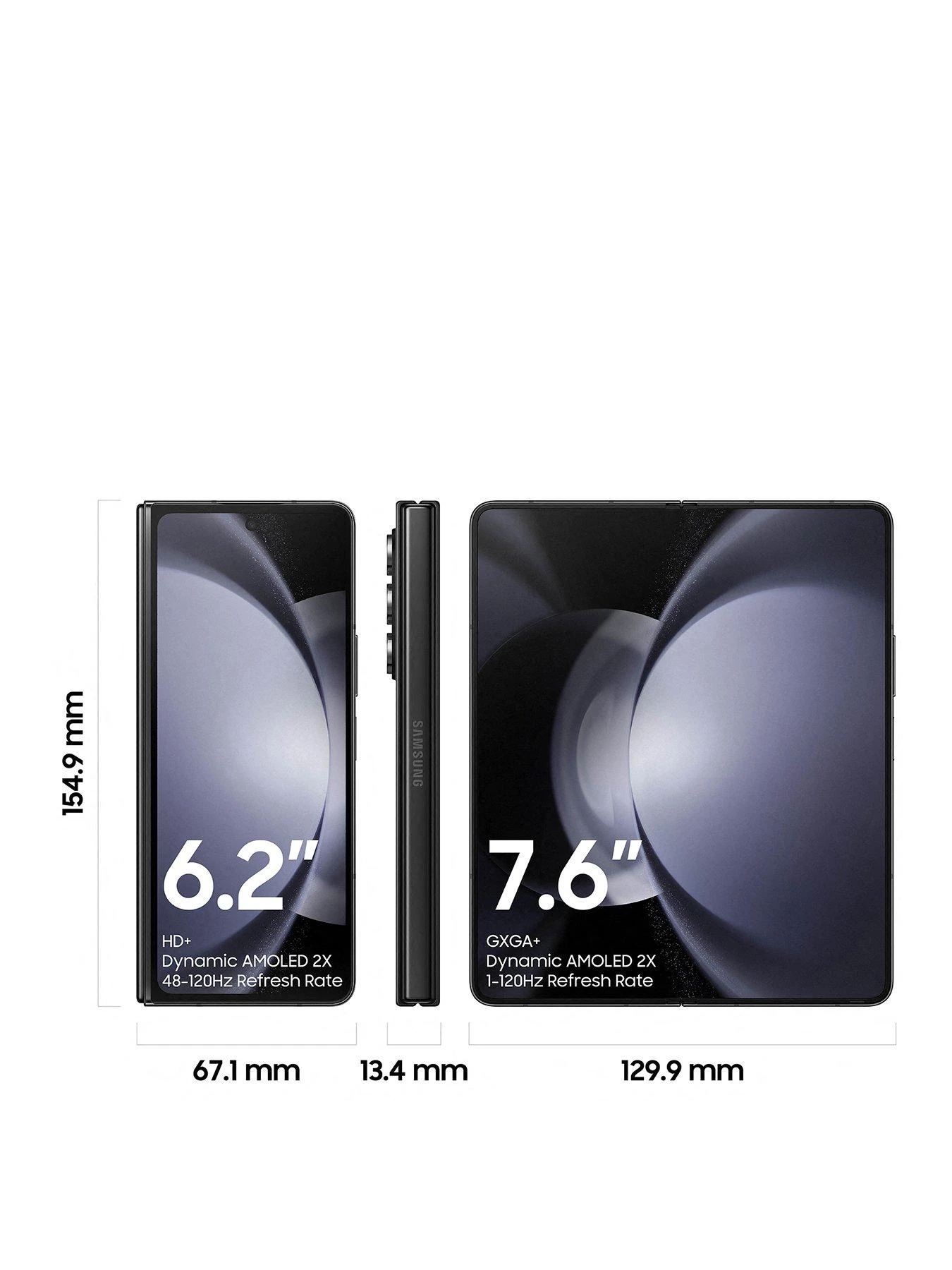 Samsung Galaxy Z Fold 5 - 256GB - Phantom Black 3 Samsung Galaxy Z Fold 5 - 256GB - Phantom Black - Image 3